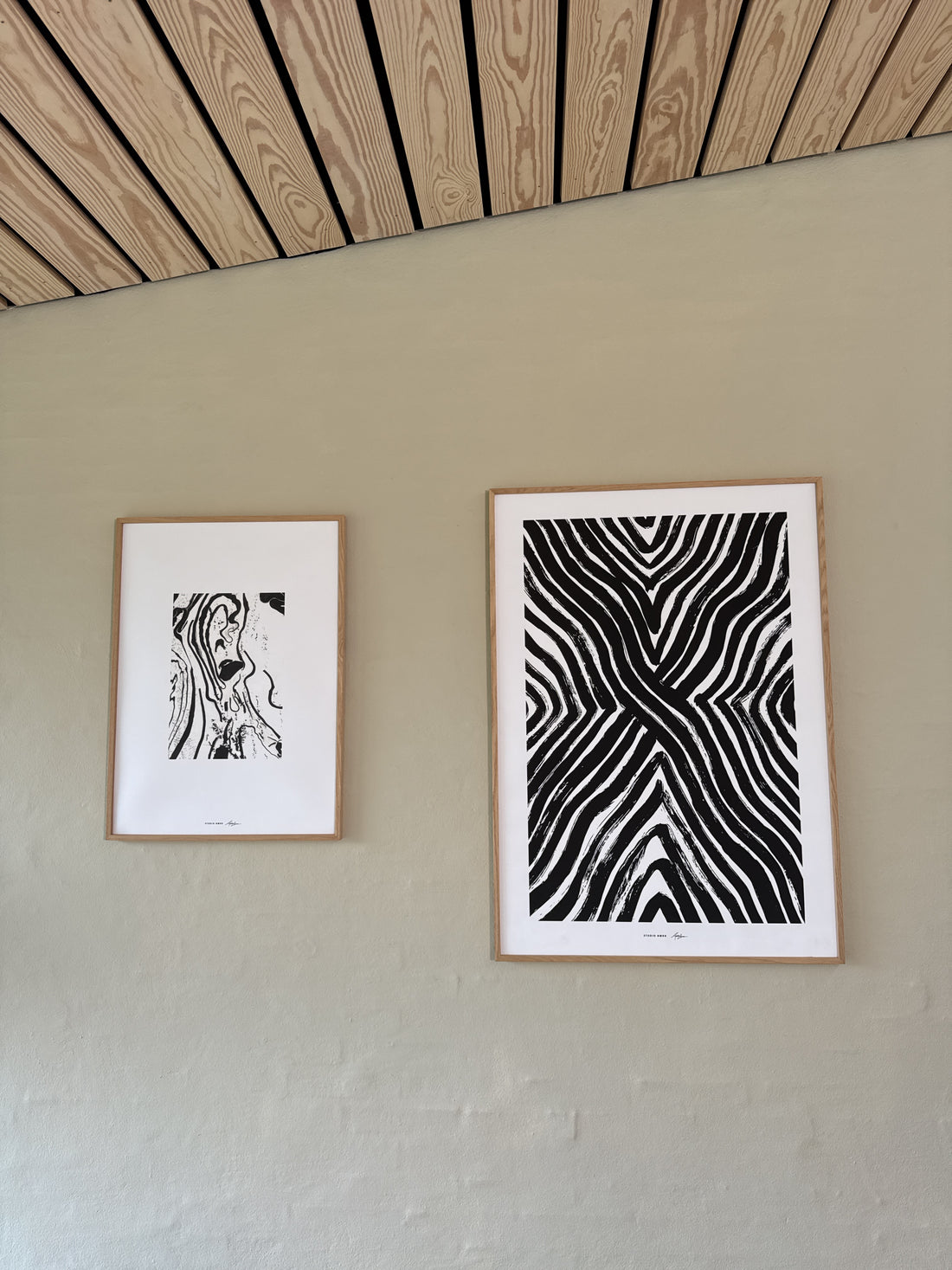 Black and white