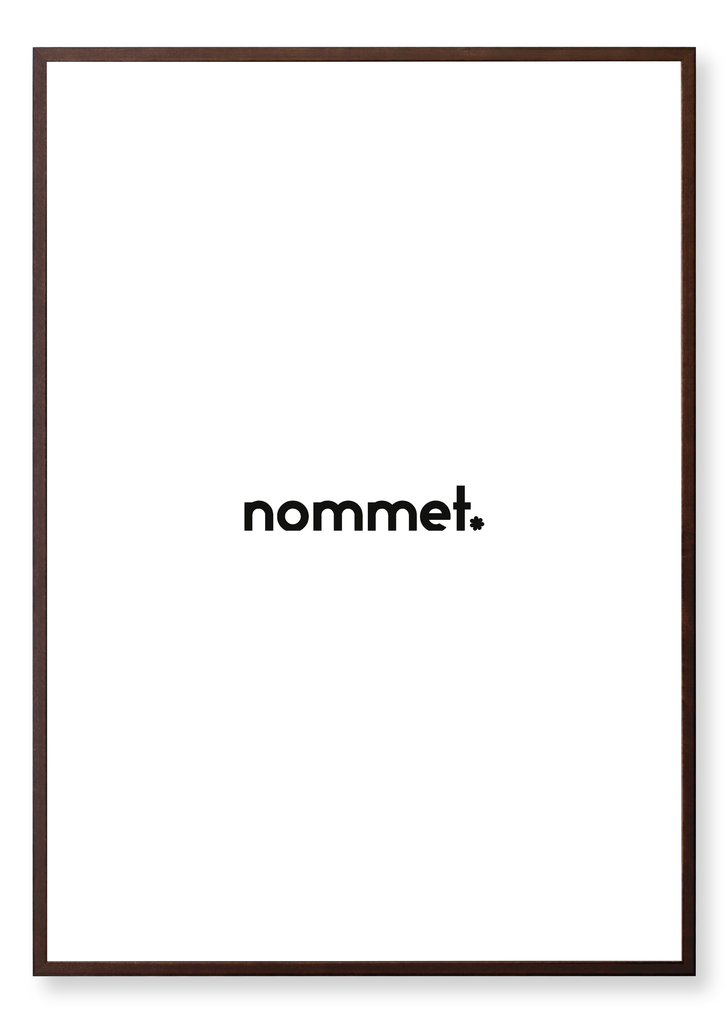 Dark Brown Frame - Solid wood