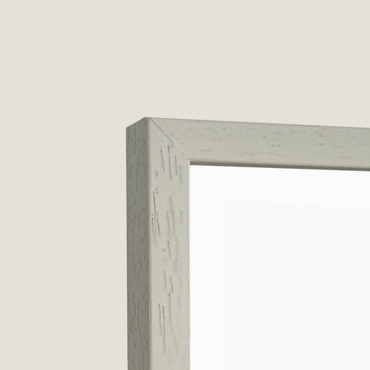 Ayous Hvid - Solid træ ramme